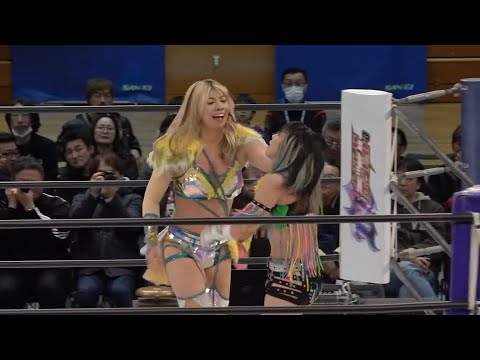 【スターダム】羽南と星来芽依が試合後乱闘に！試合ハイライト 星来芽依＆狐伯 vs 羽南＆飯田沙耶 タッグリーグ公式戦！-11.20青森大会-【STARDOM】